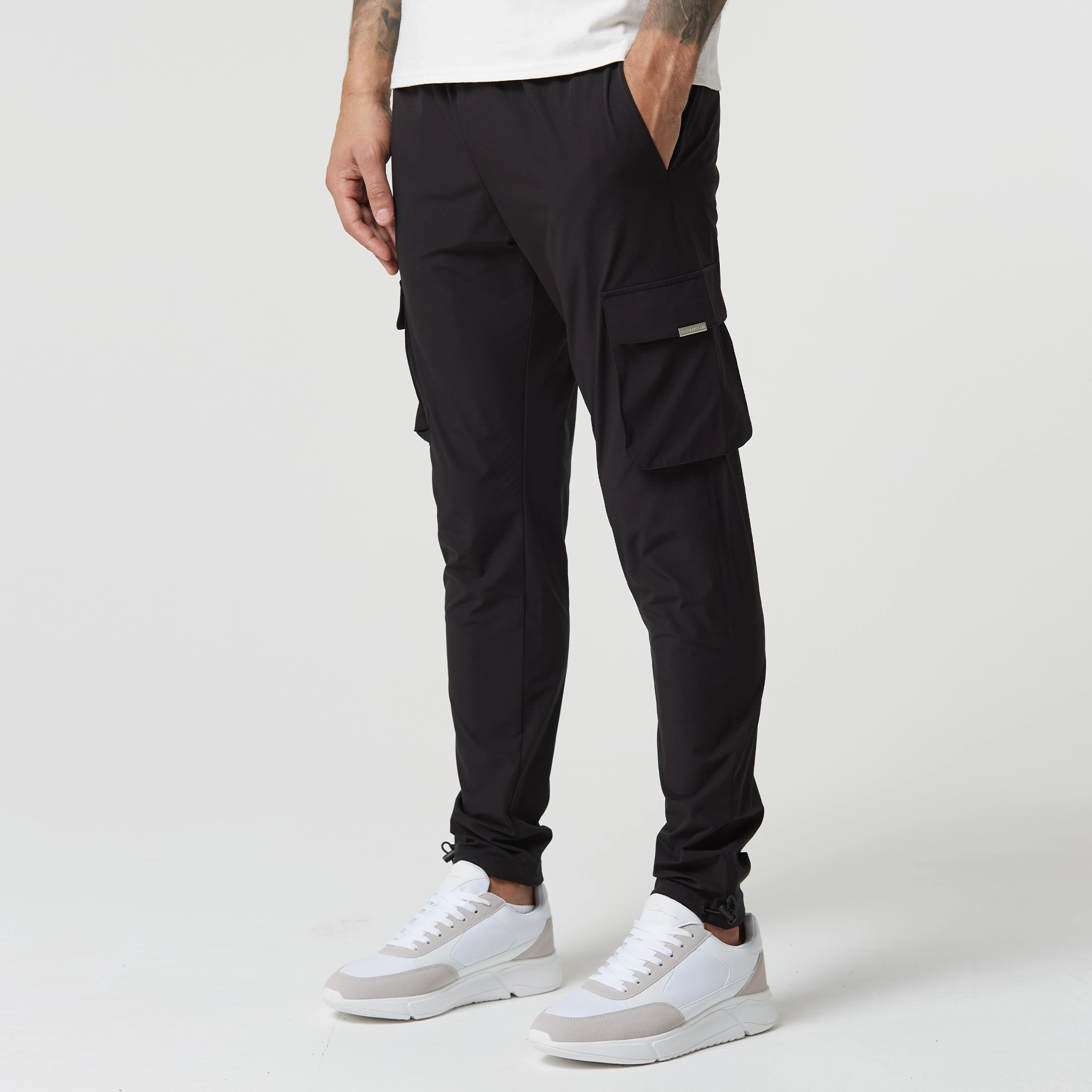 2-Pack Stretch Tech Cargo Pants | Black / Sand