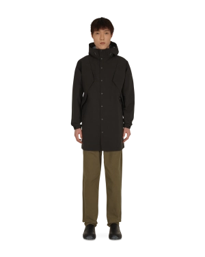 3 Layer Big Flap Coat Black