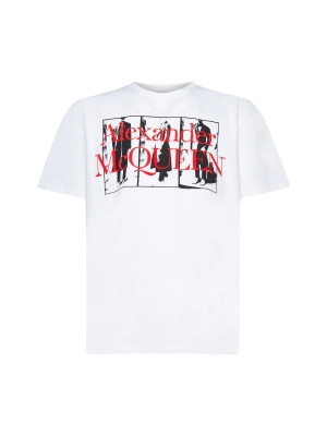 Alexander McQueen Graphic Printed Crewneck T-Shirt