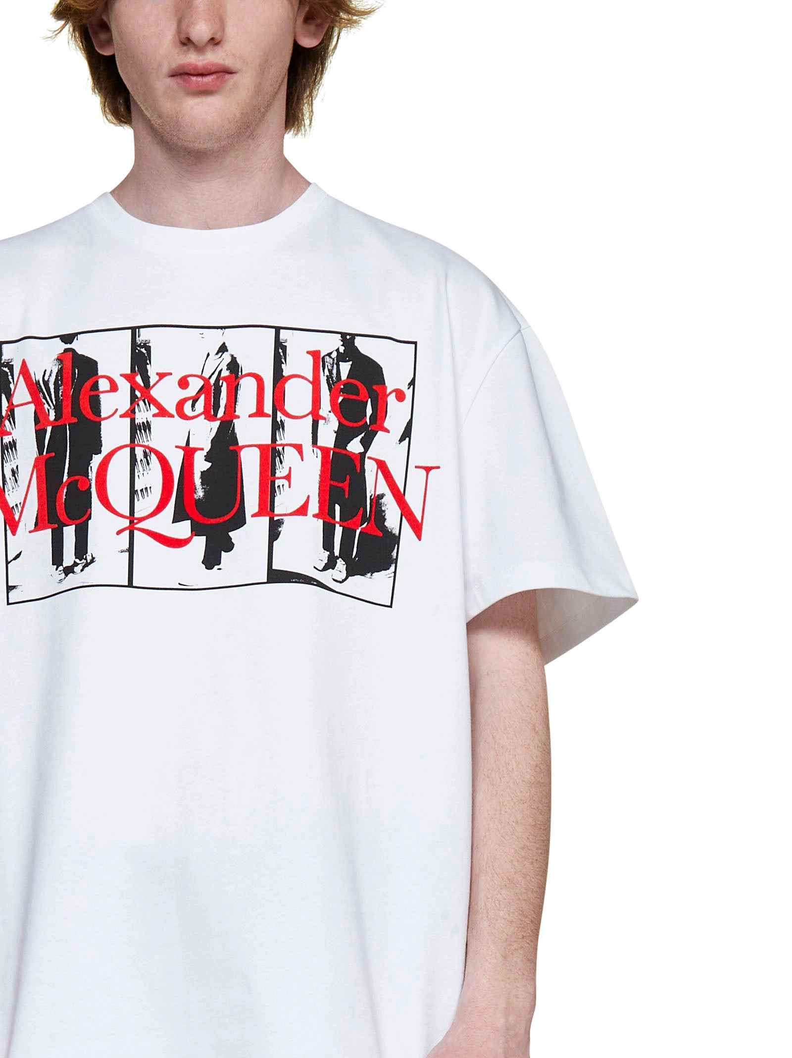 Alexander McQueen Graphic Printed Crewneck T-Shirt