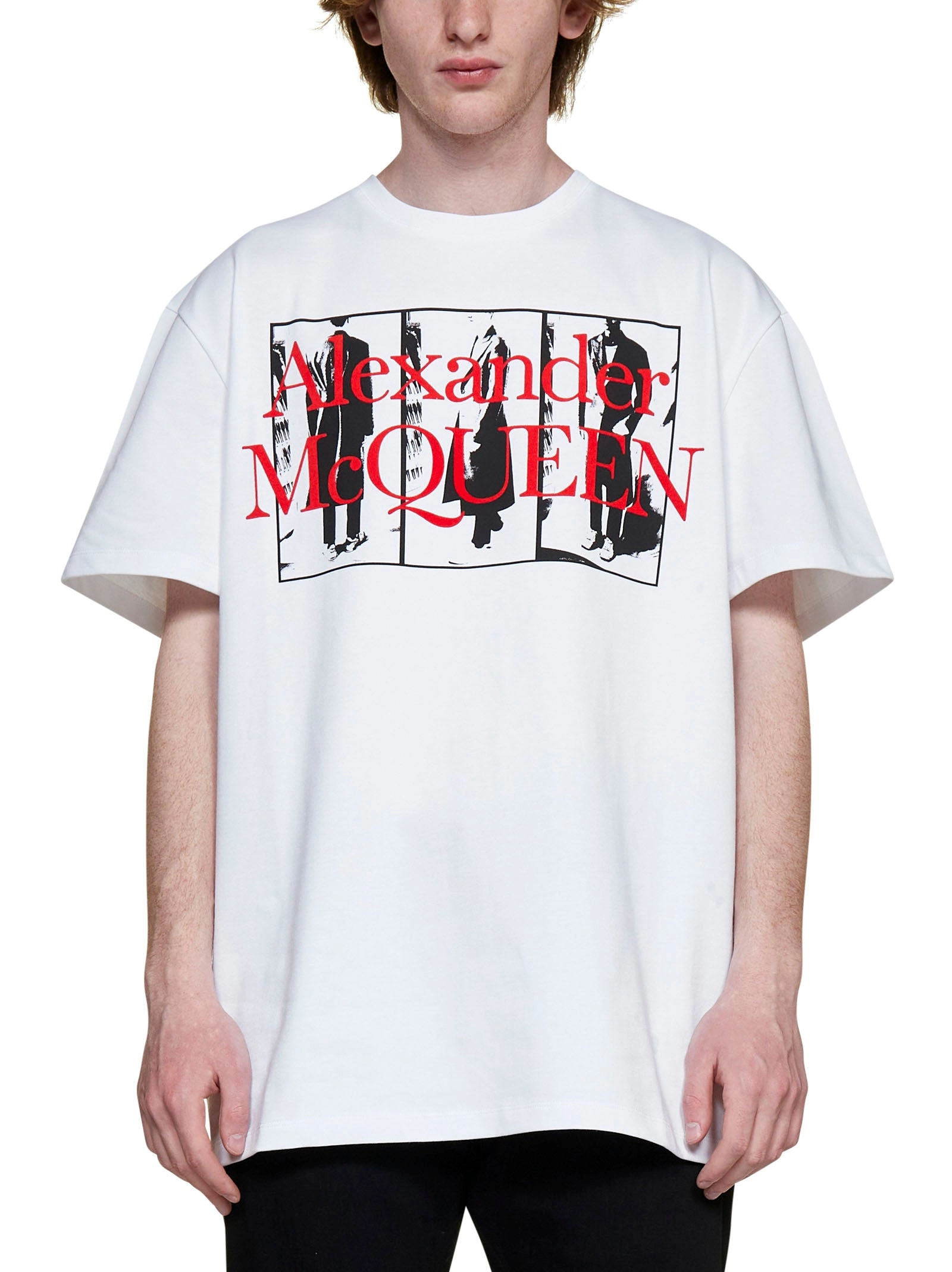 Alexander McQueen Graphic Printed Crewneck T-Shirt