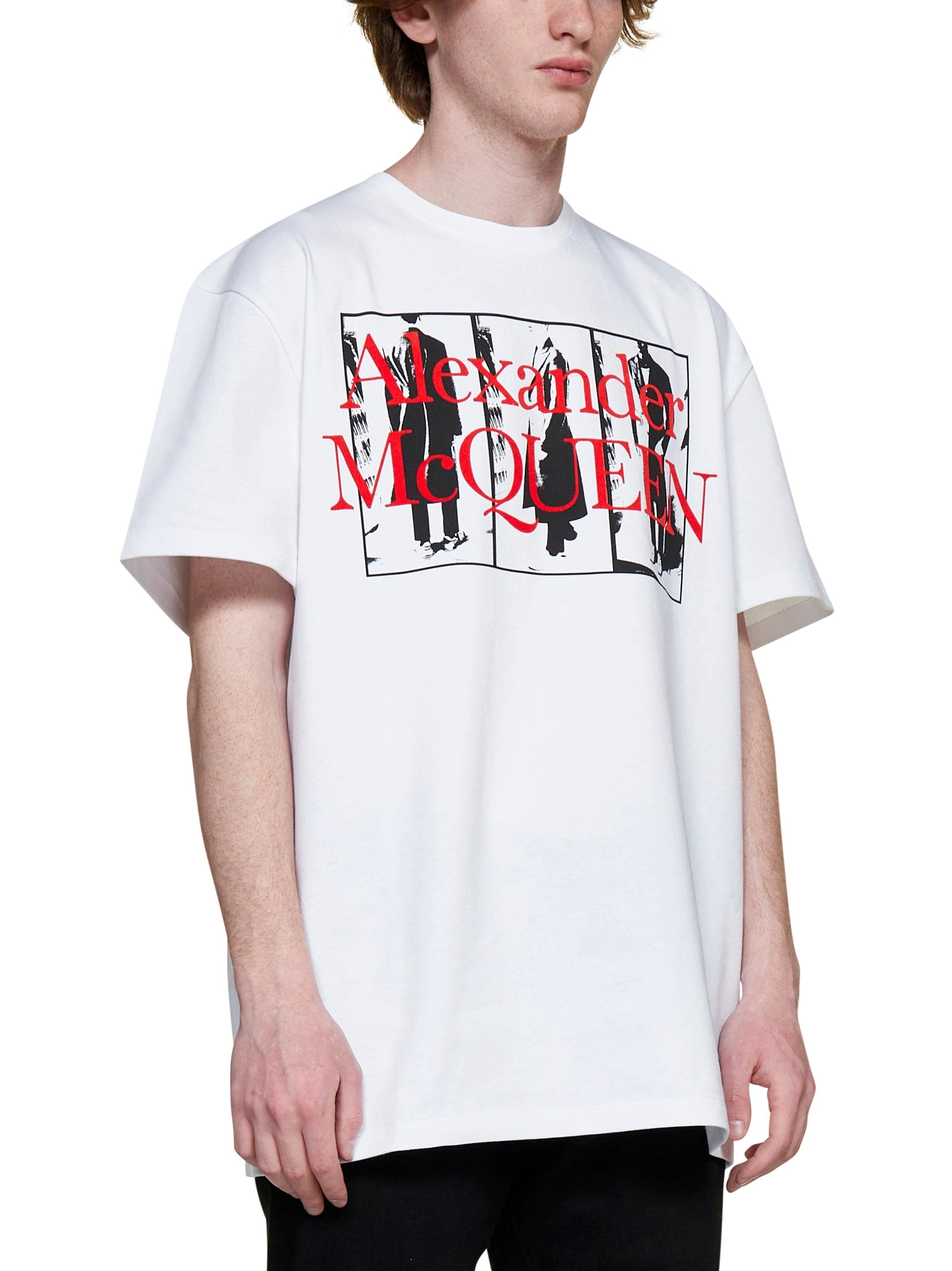 Alexander McQueen Graphic Printed Crewneck T-Shirt