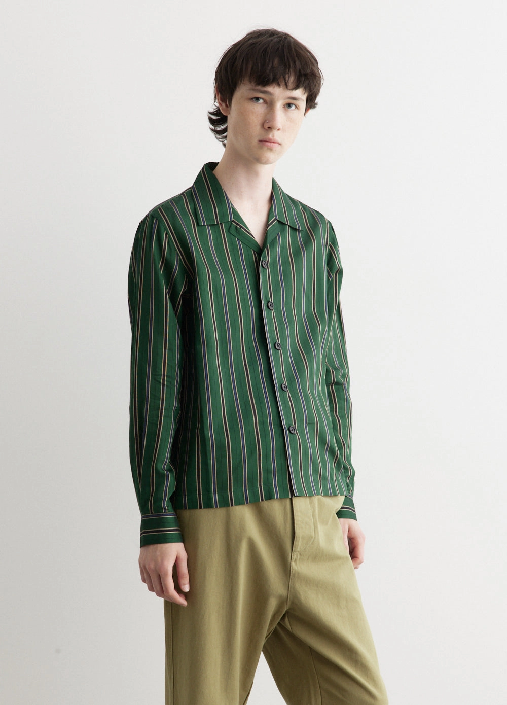 Alumni Stripe Long Sleeve Shirt