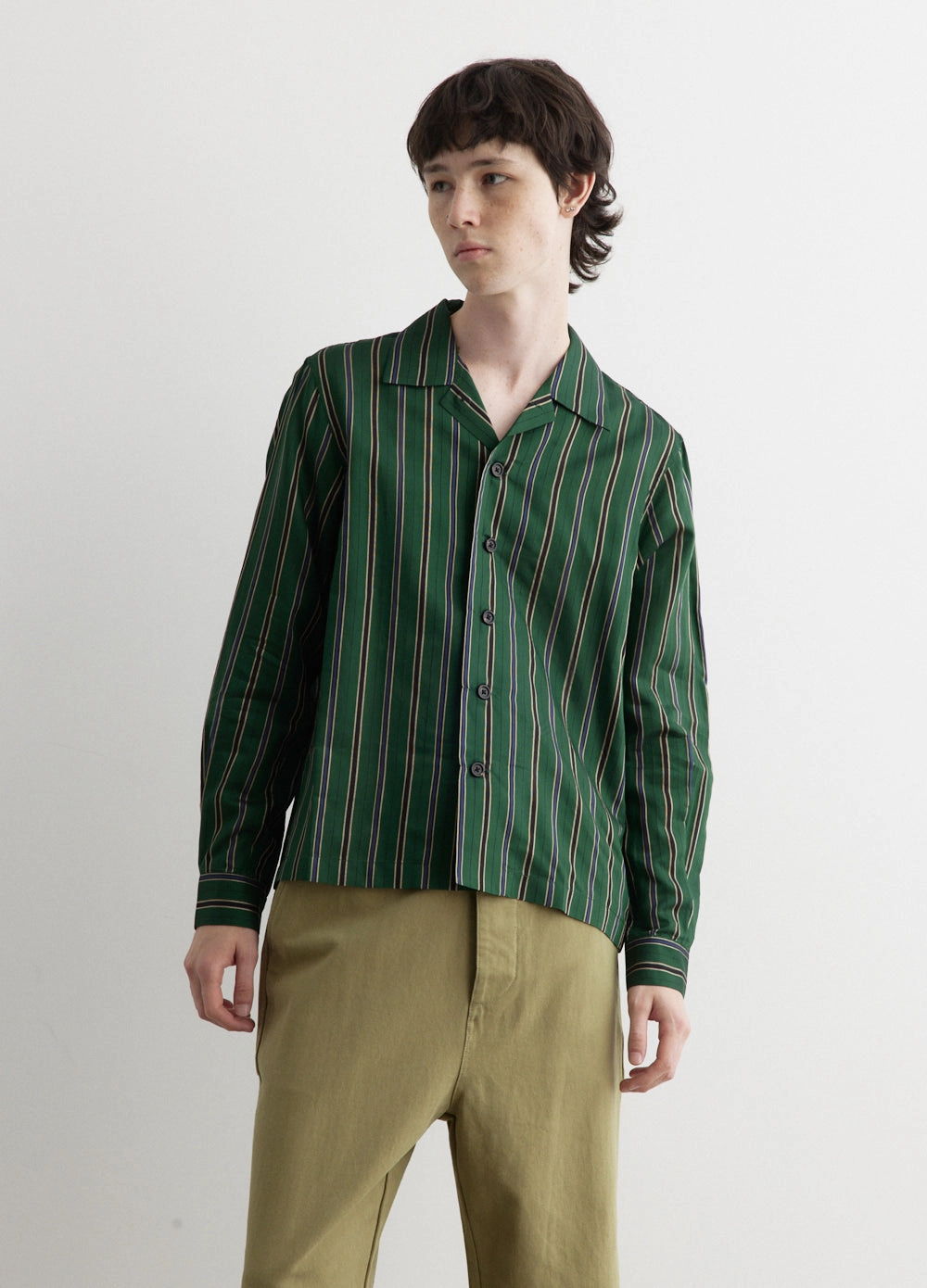 Alumni Stripe Long Sleeve Shirt