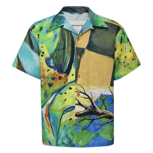 Andersson Bell Allover Graphic Printed Short Sleeved Shirt
