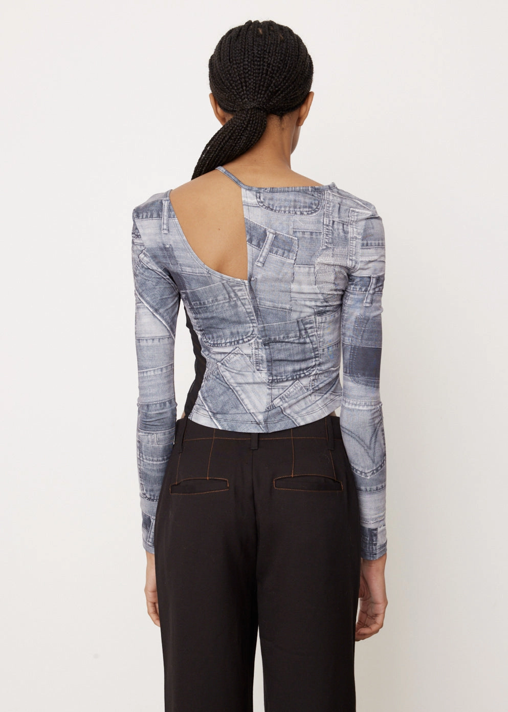 Anja Patch Print Top