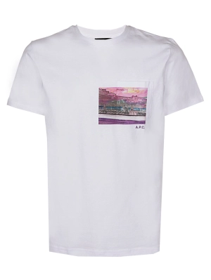 A.P.C. Graphic Printed Crewneck T-Shirt