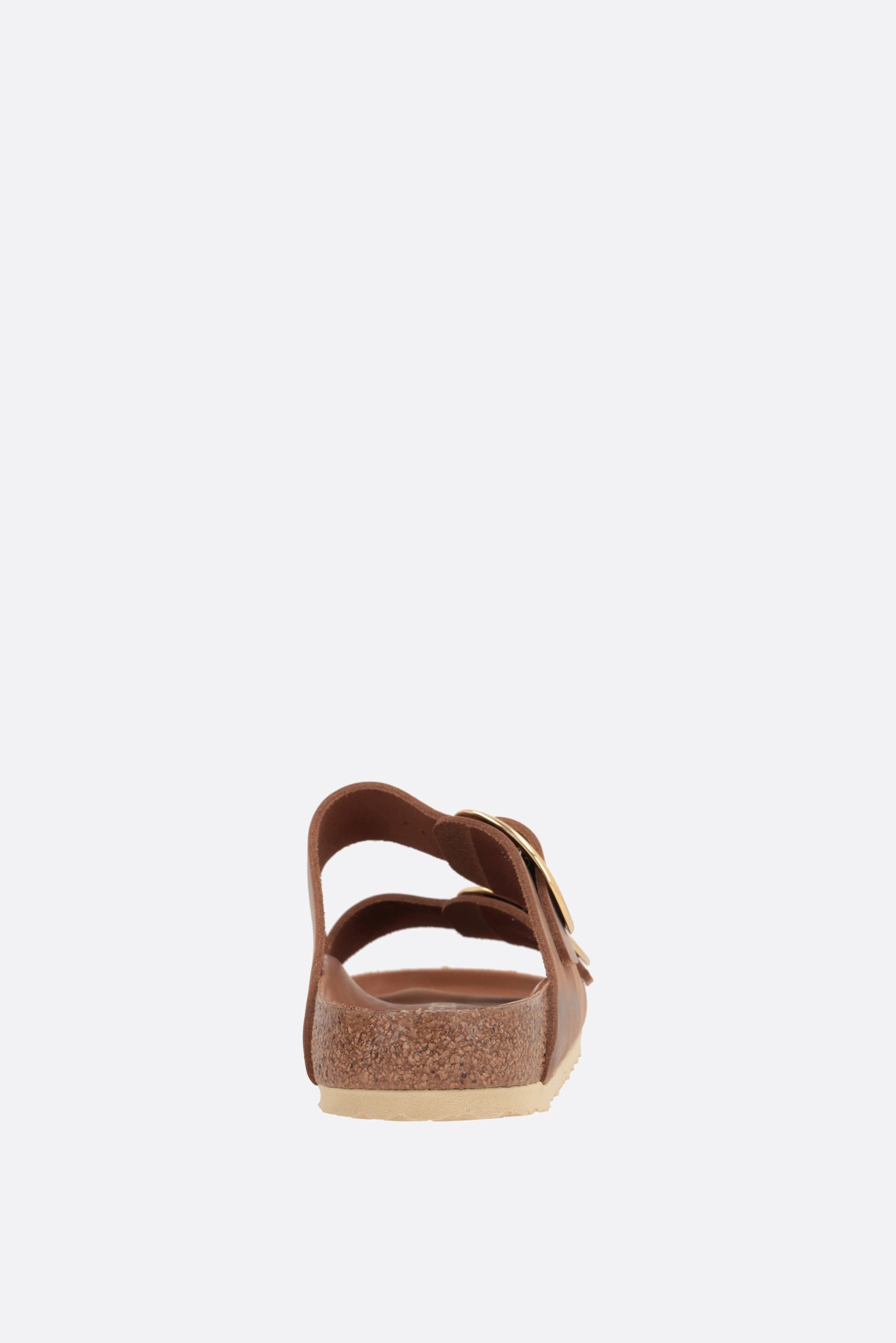 Arizona Big Buckle flat sandals in oiled leather (Narrow Fit)