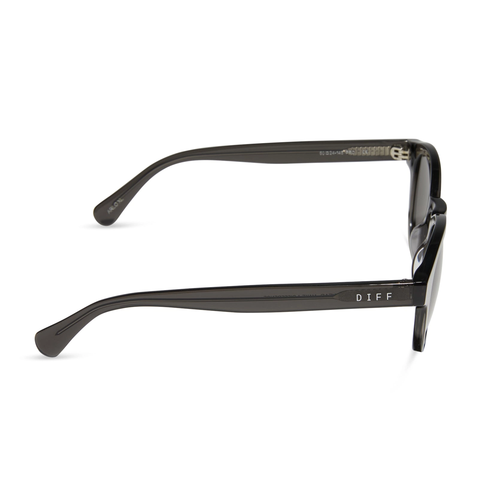 ARLO XL - BLACK SMOKE CRYSTAL   GREY   POLARIZED SUNGLASSES