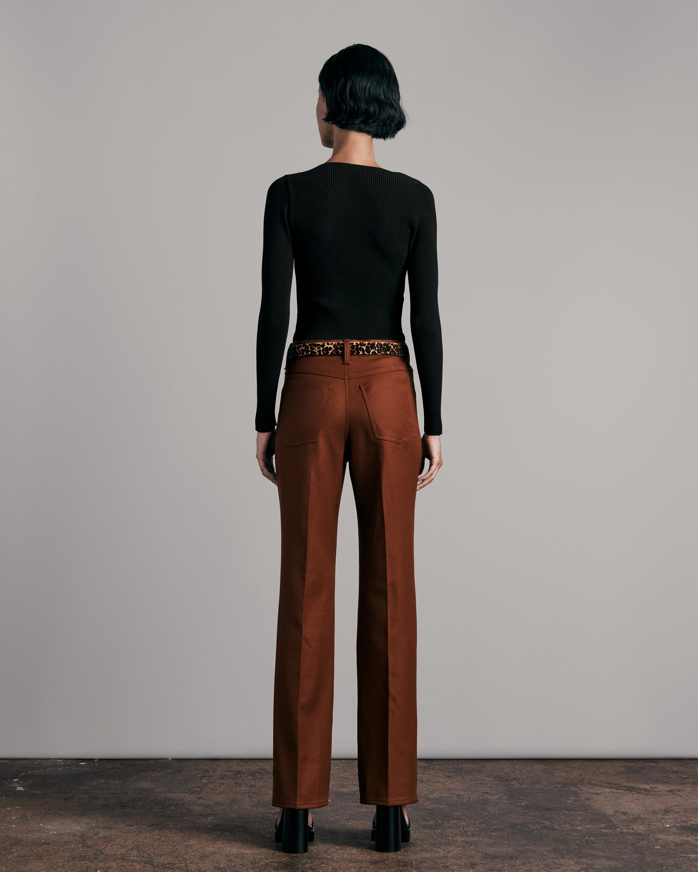 Asher Square Neck Long Sleeve Top