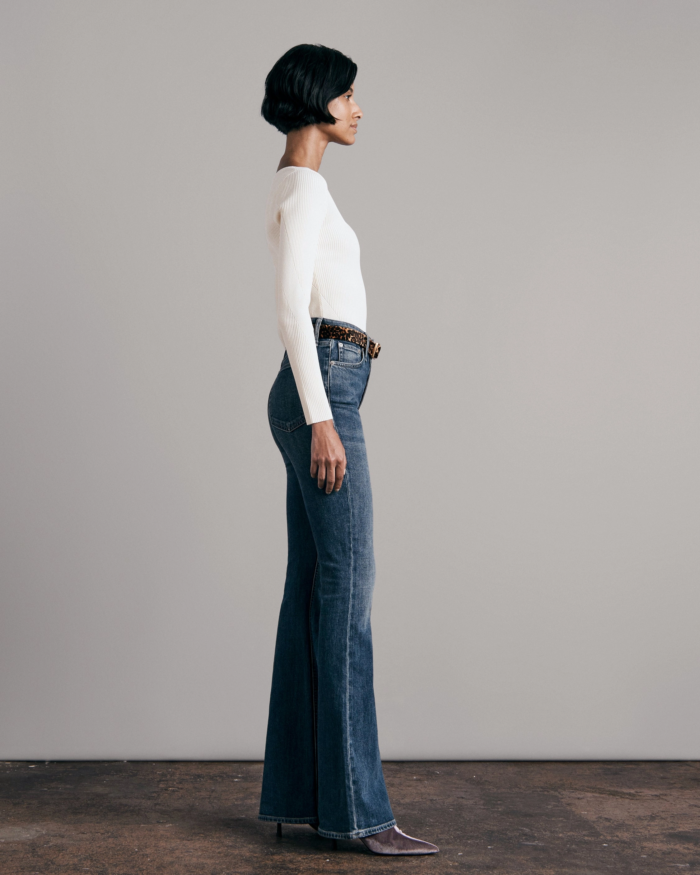 Asher Square Neck Long Sleeve Top