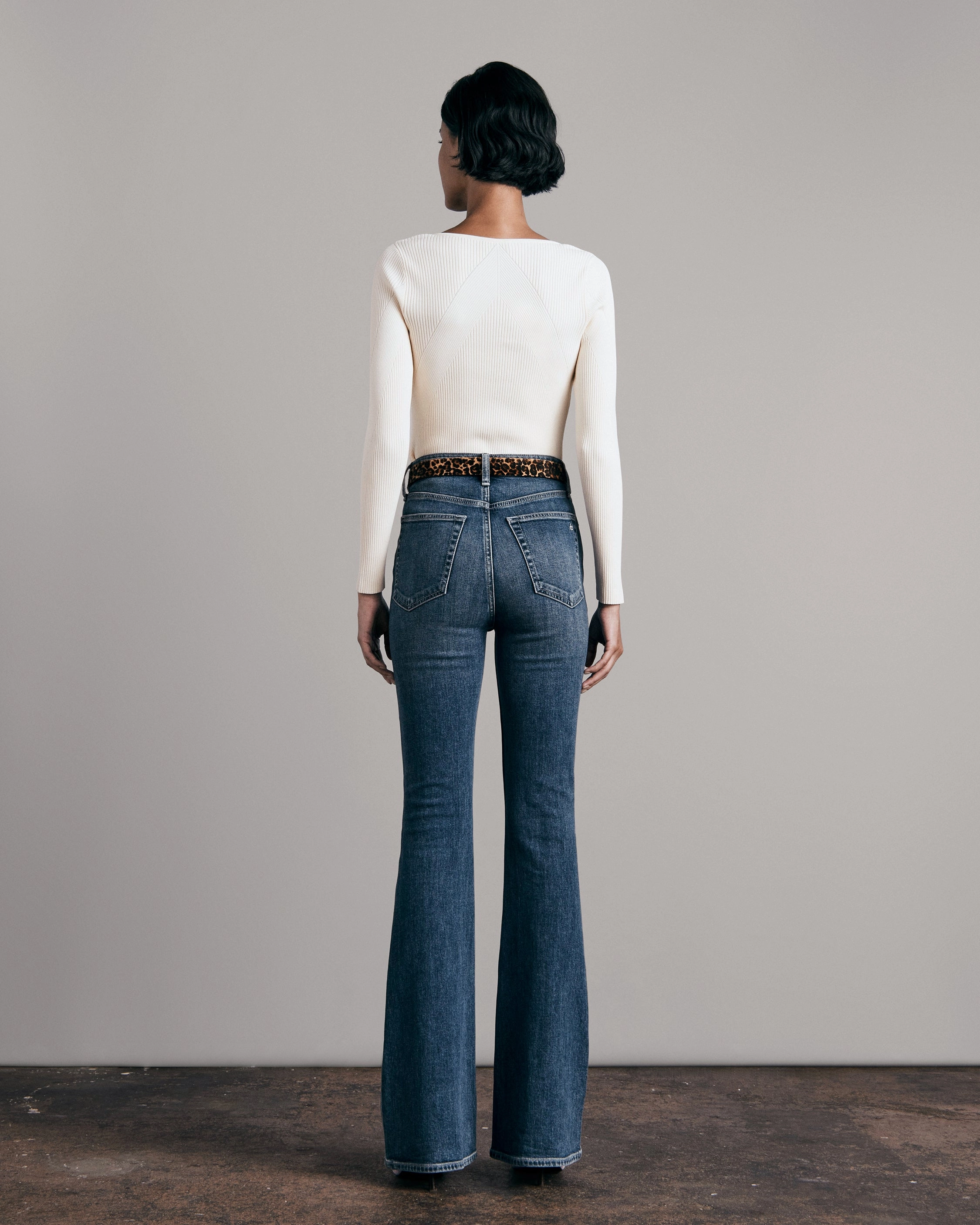 Asher Square Neck Long Sleeve Top