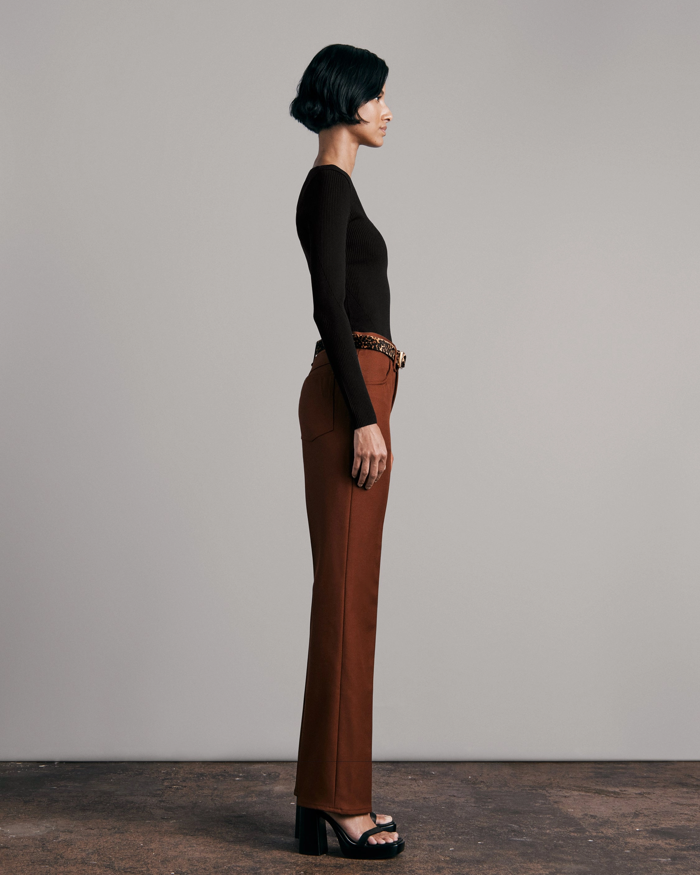 Asher Square Neck Long Sleeve Top