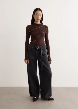 Azaelia Long Sleeve Panelled Top
