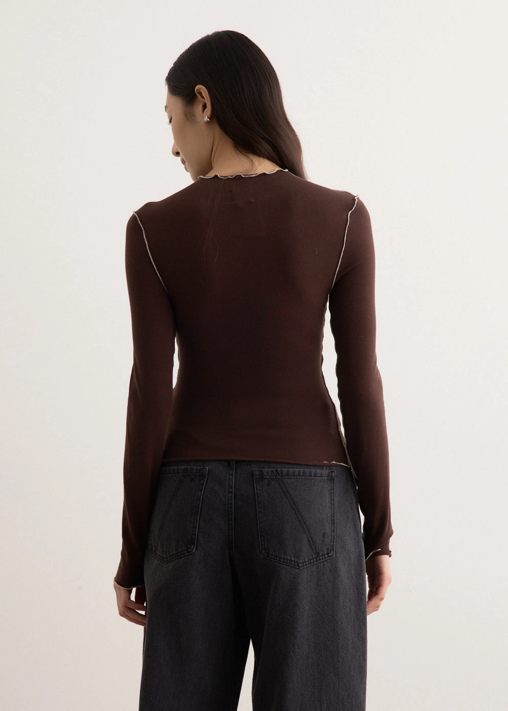 Azaelia Long Sleeve Panelled Top