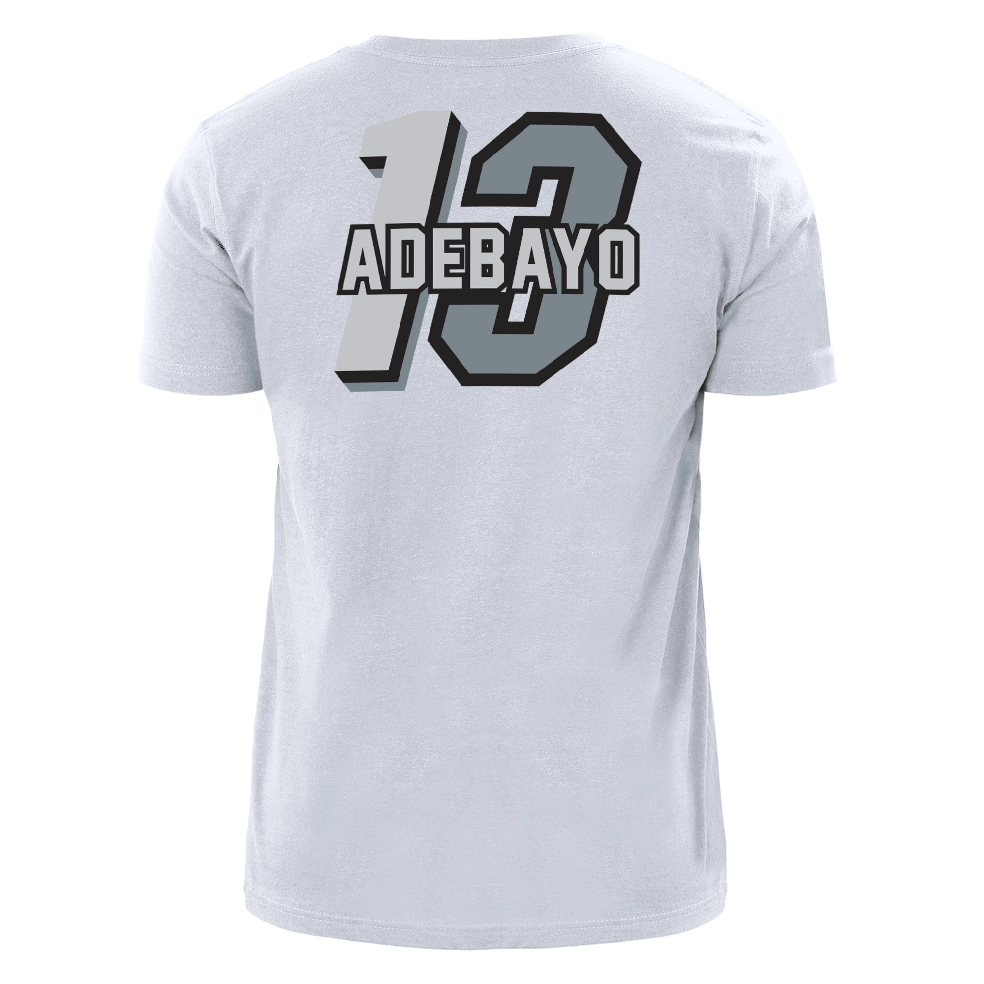 Bam Adebayo New Era Miami HEAT Mashup Name & Number White Tee