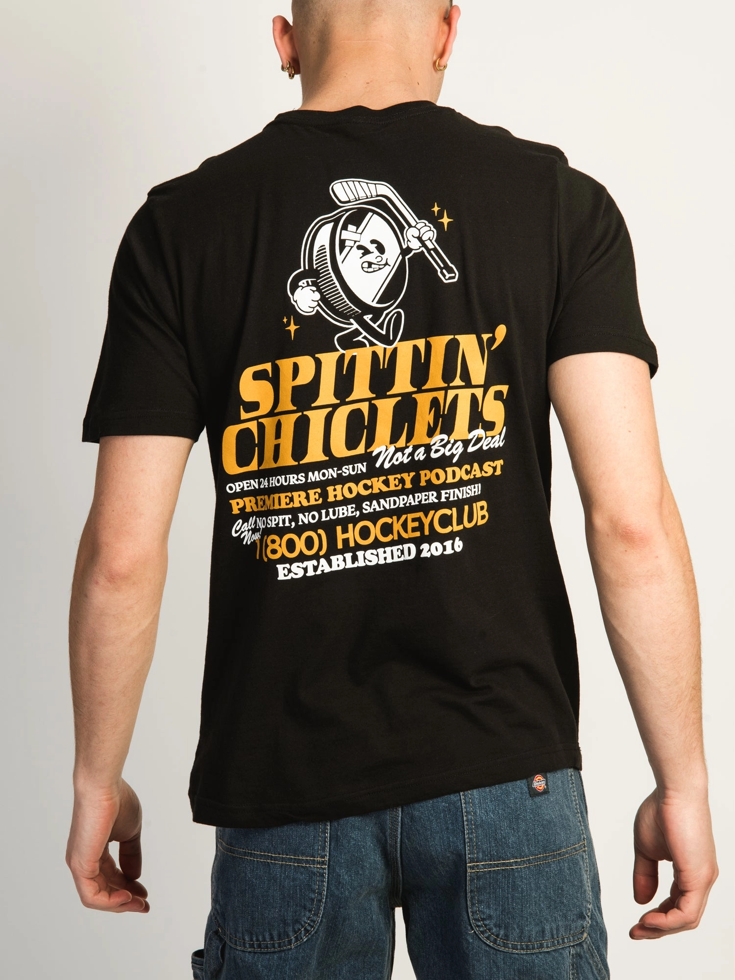 BARSTOOL SPORTS SPITTIN CHICLETS PUCK T-SHIRT