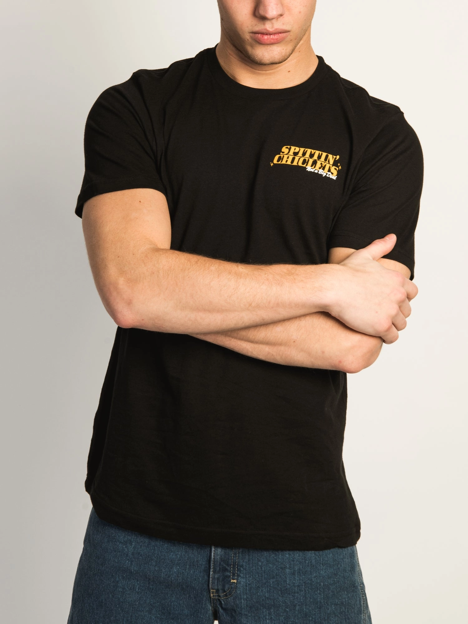 BARSTOOL SPORTS SPITTIN CHICLETS PUCK T-SHIRT