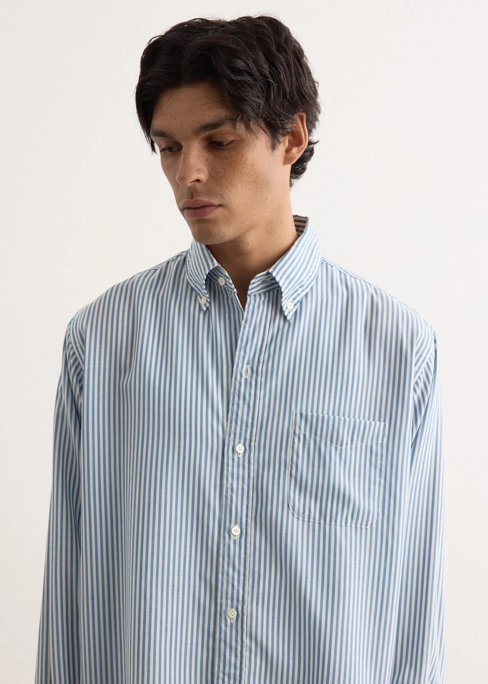 B.D. Classic Fit Wool Stripe Shirt