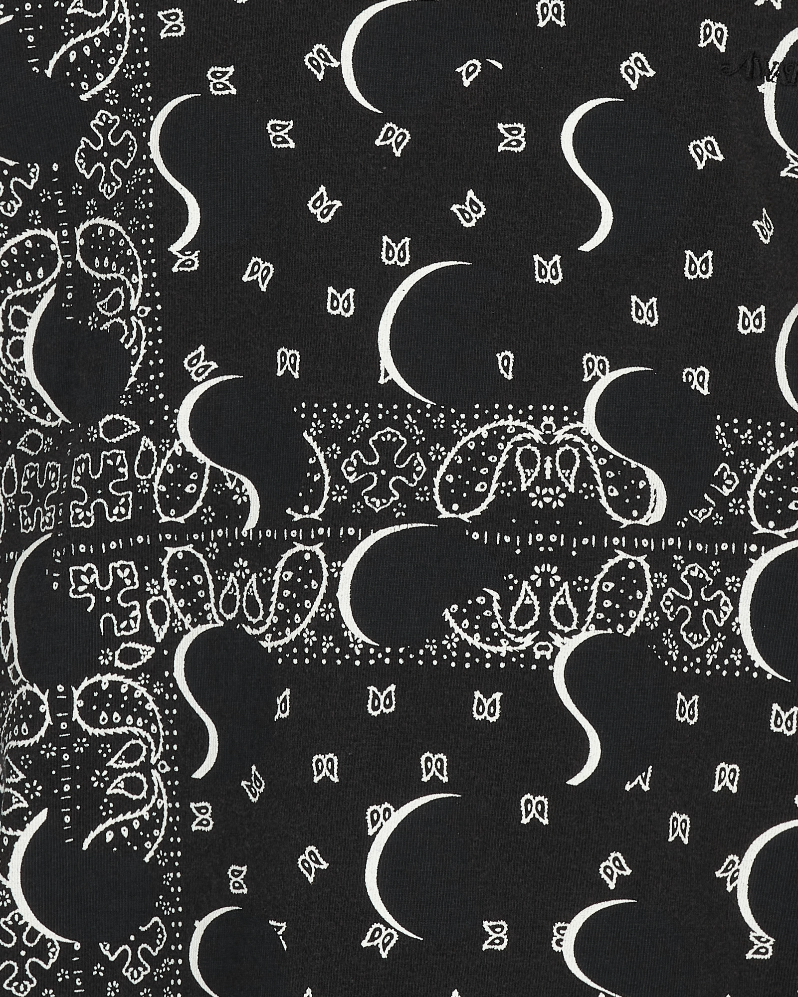 Big Paisley Longsleeve T-Shirt Black