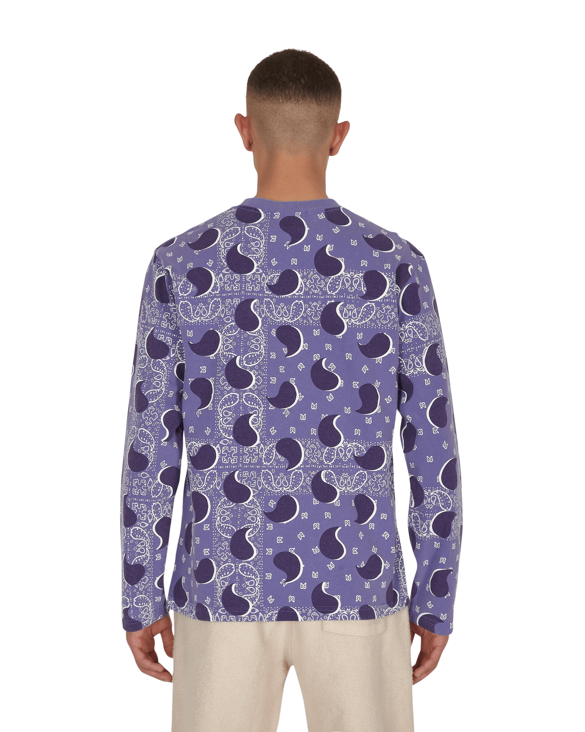 Big Paisley Longsleeve T-Shirt Blue