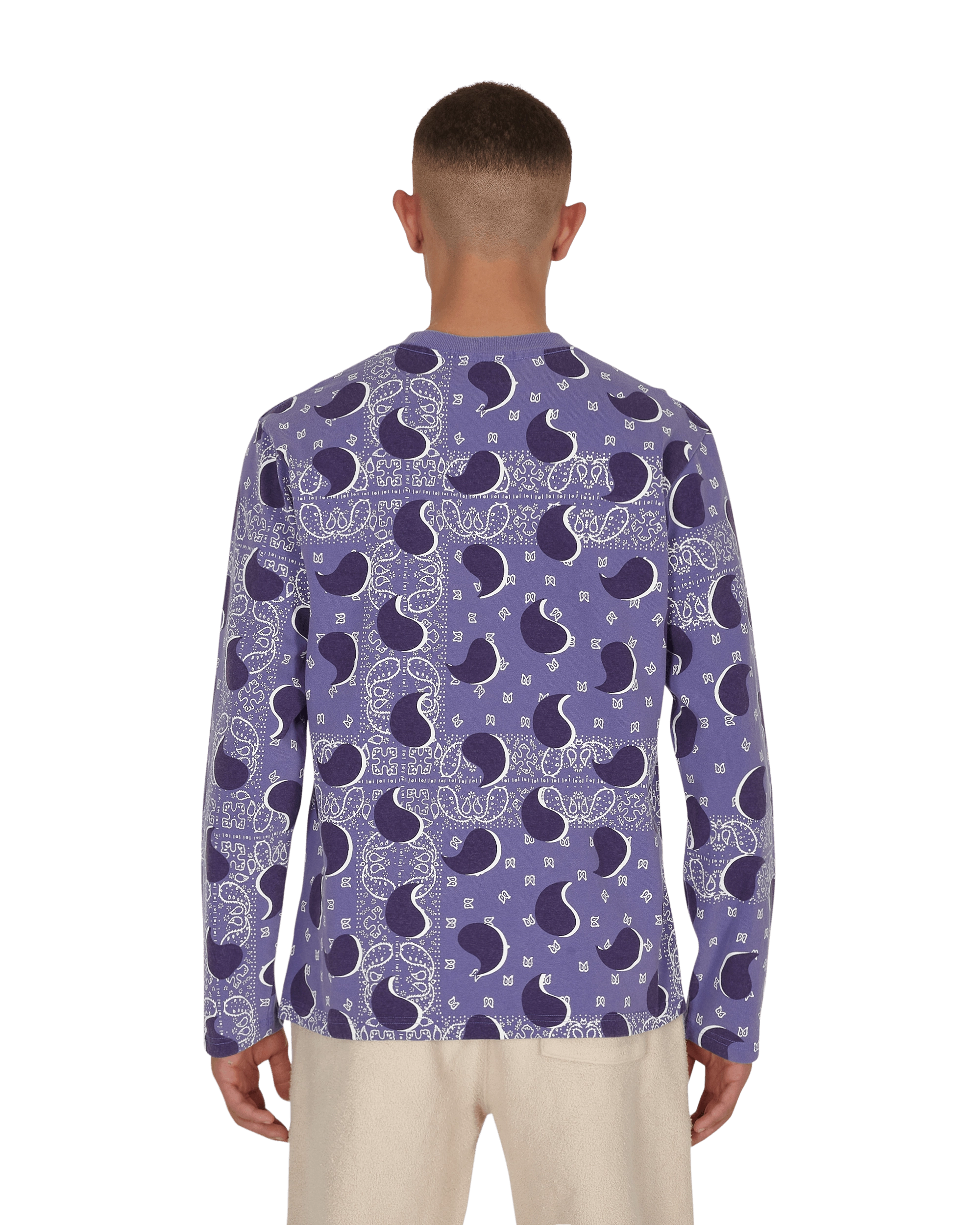 Big Paisley Longsleeve T-Shirt Blue