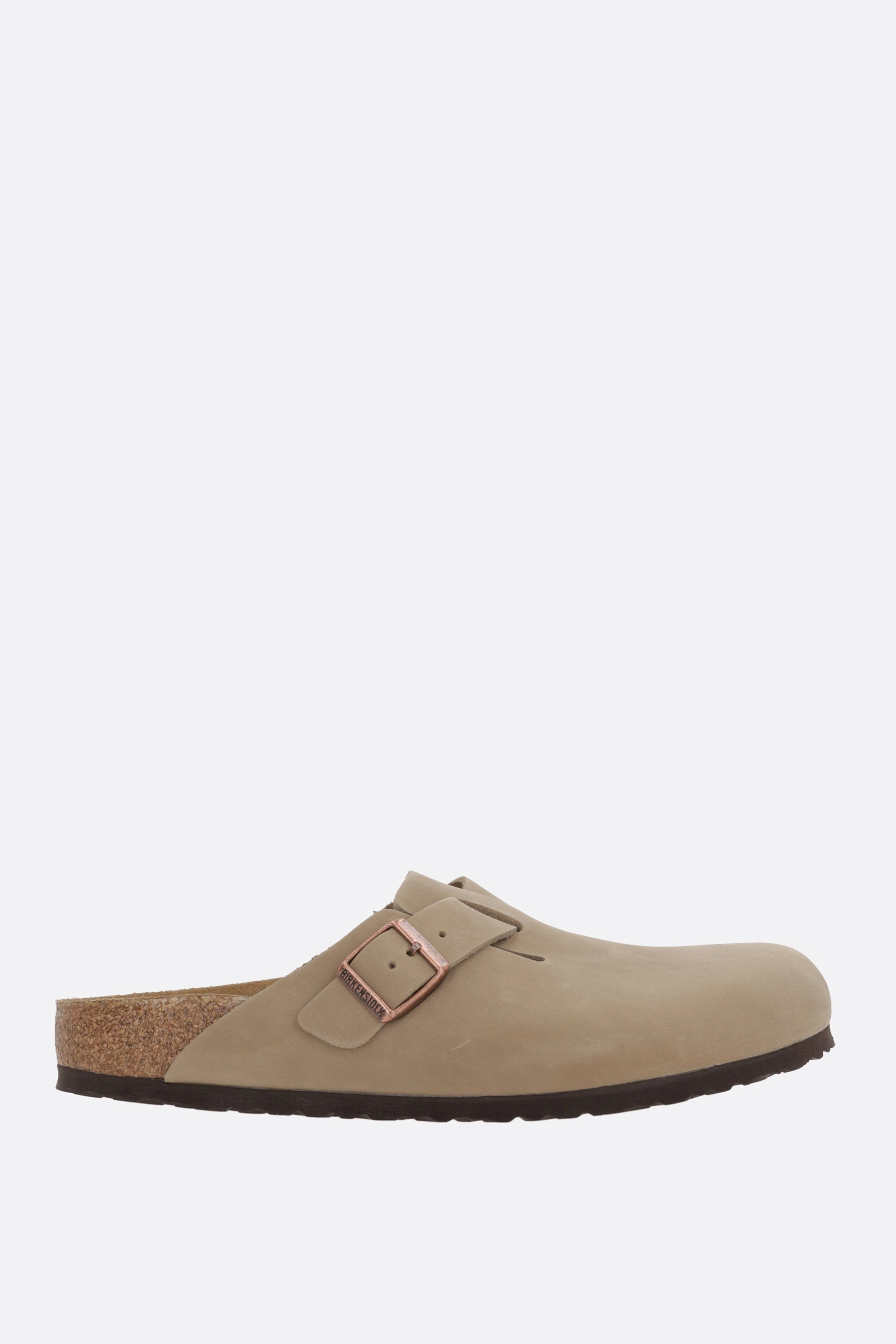 Boston BS nubuck flat mules (Narrow Fit)