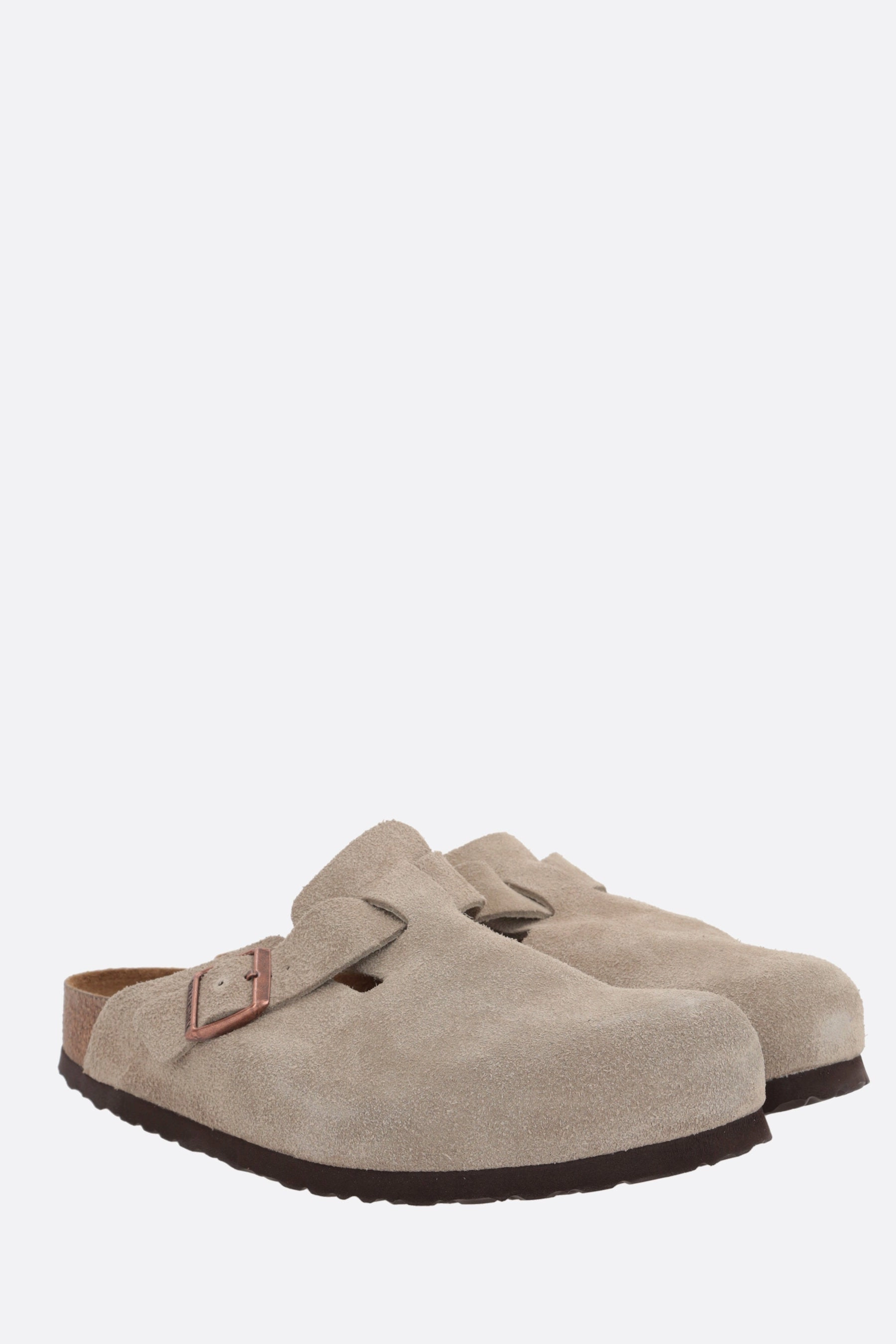 Boston BS suede flat mules (Narrow Fit)