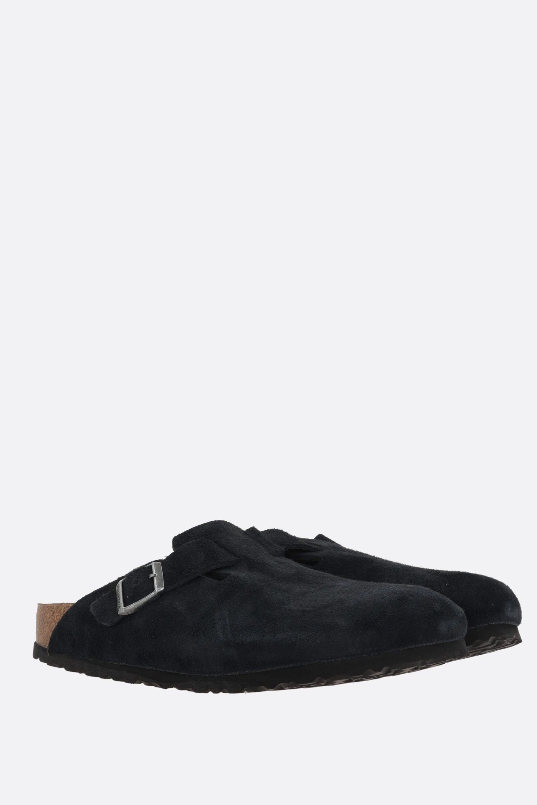 Boston BS suede flat mules (Narrow Fit)