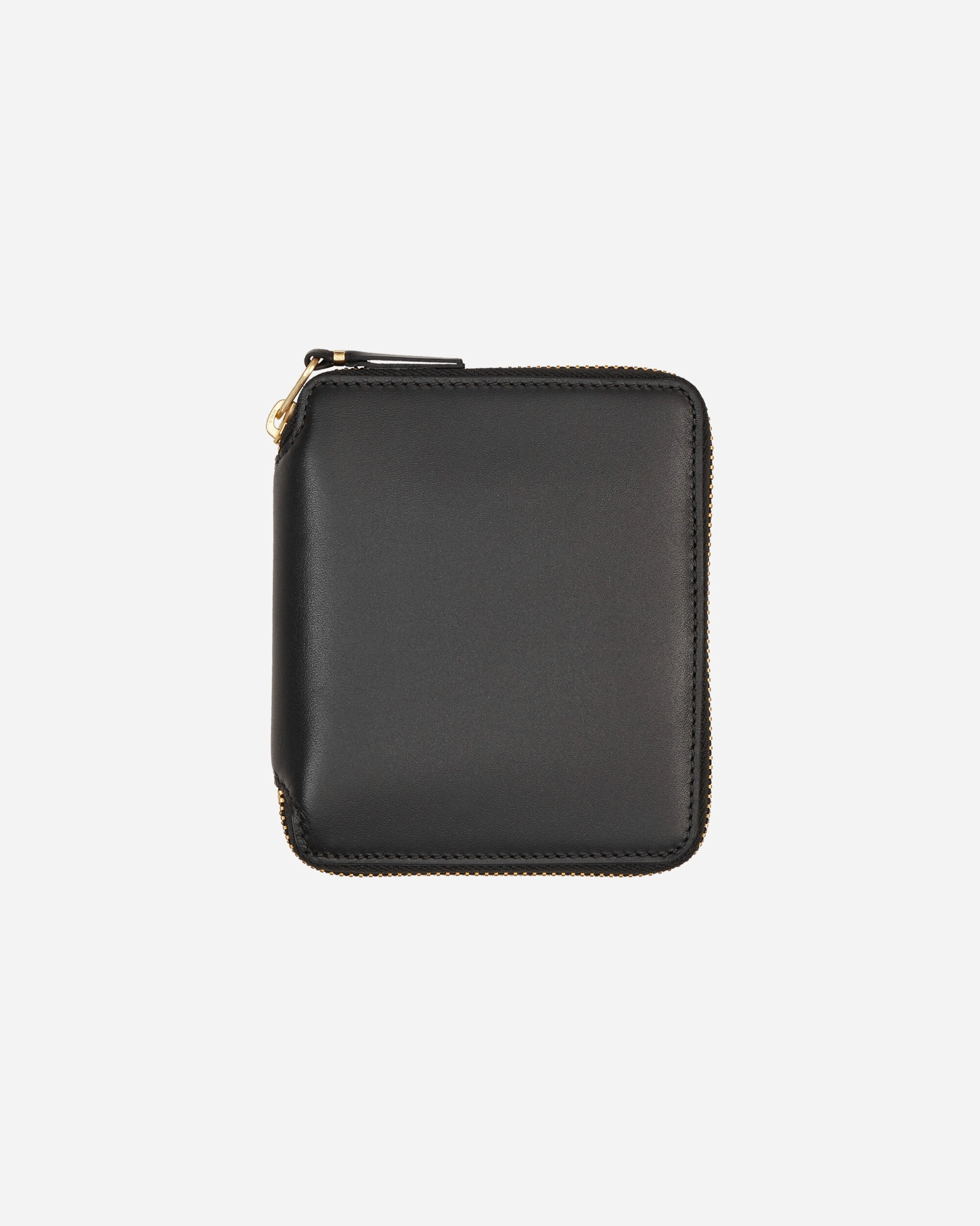 Classic Print Zip-Around Wallet Black