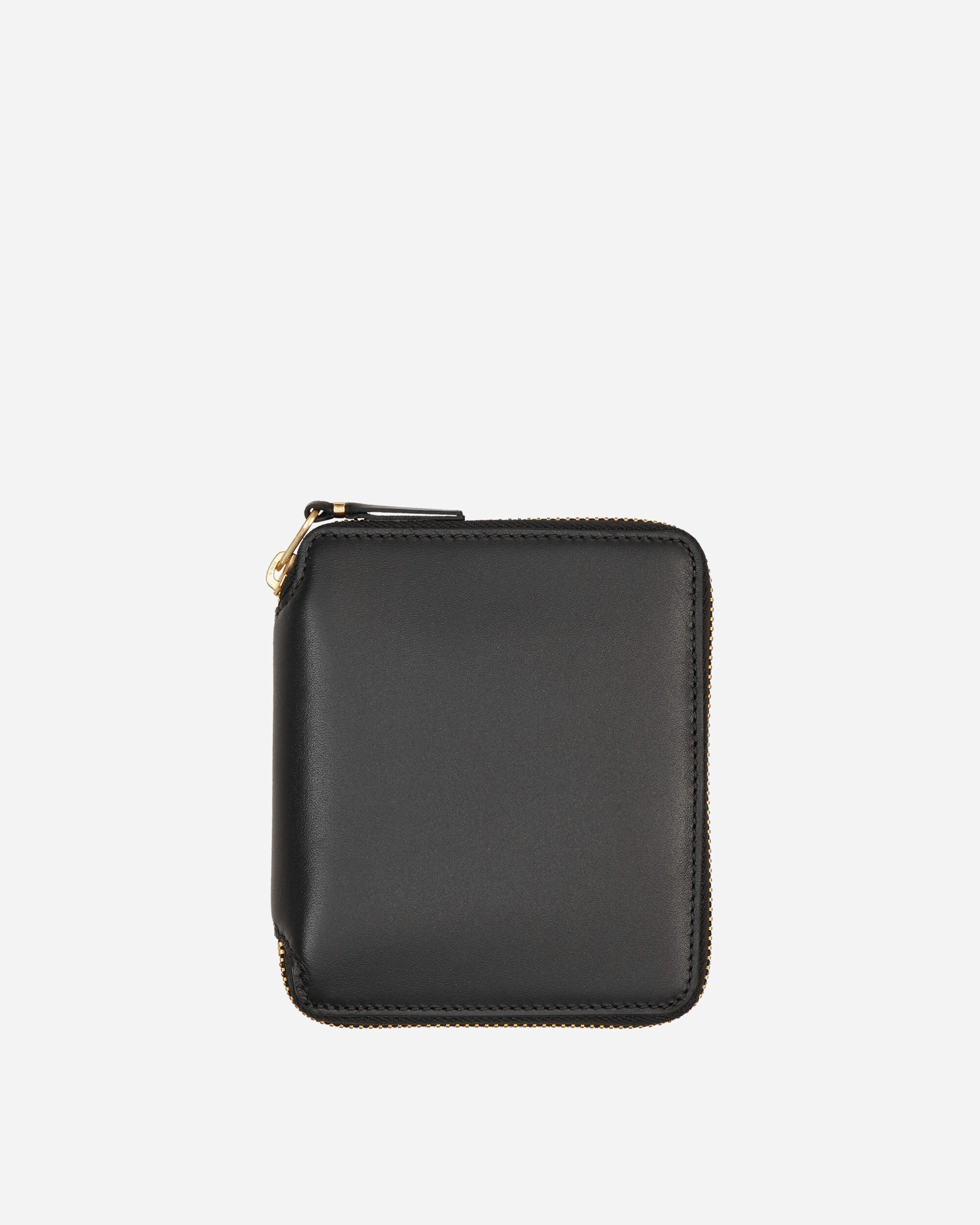 Classic Print Zip-Around Wallet Black