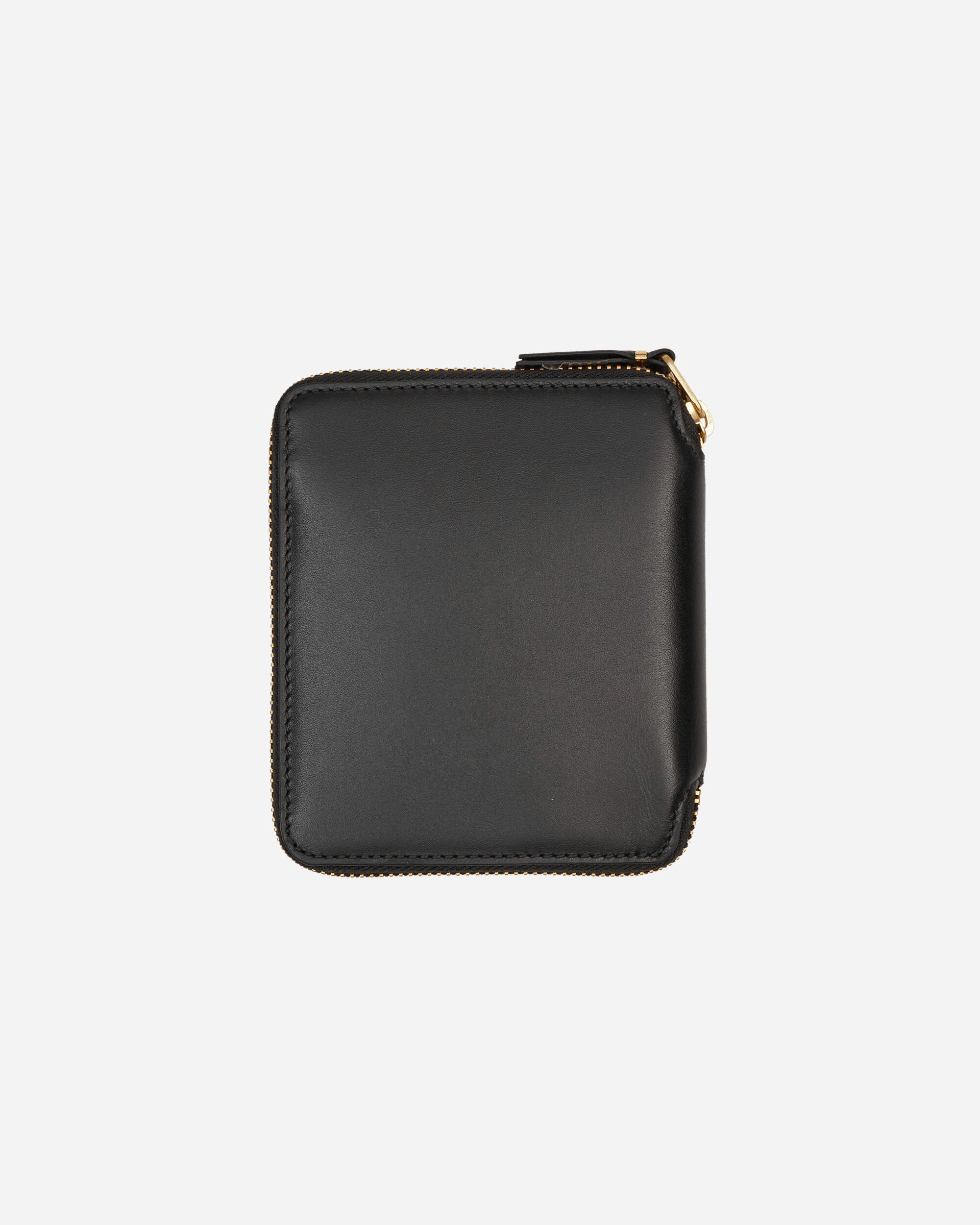 Classic Print Zip-Around Wallet Black