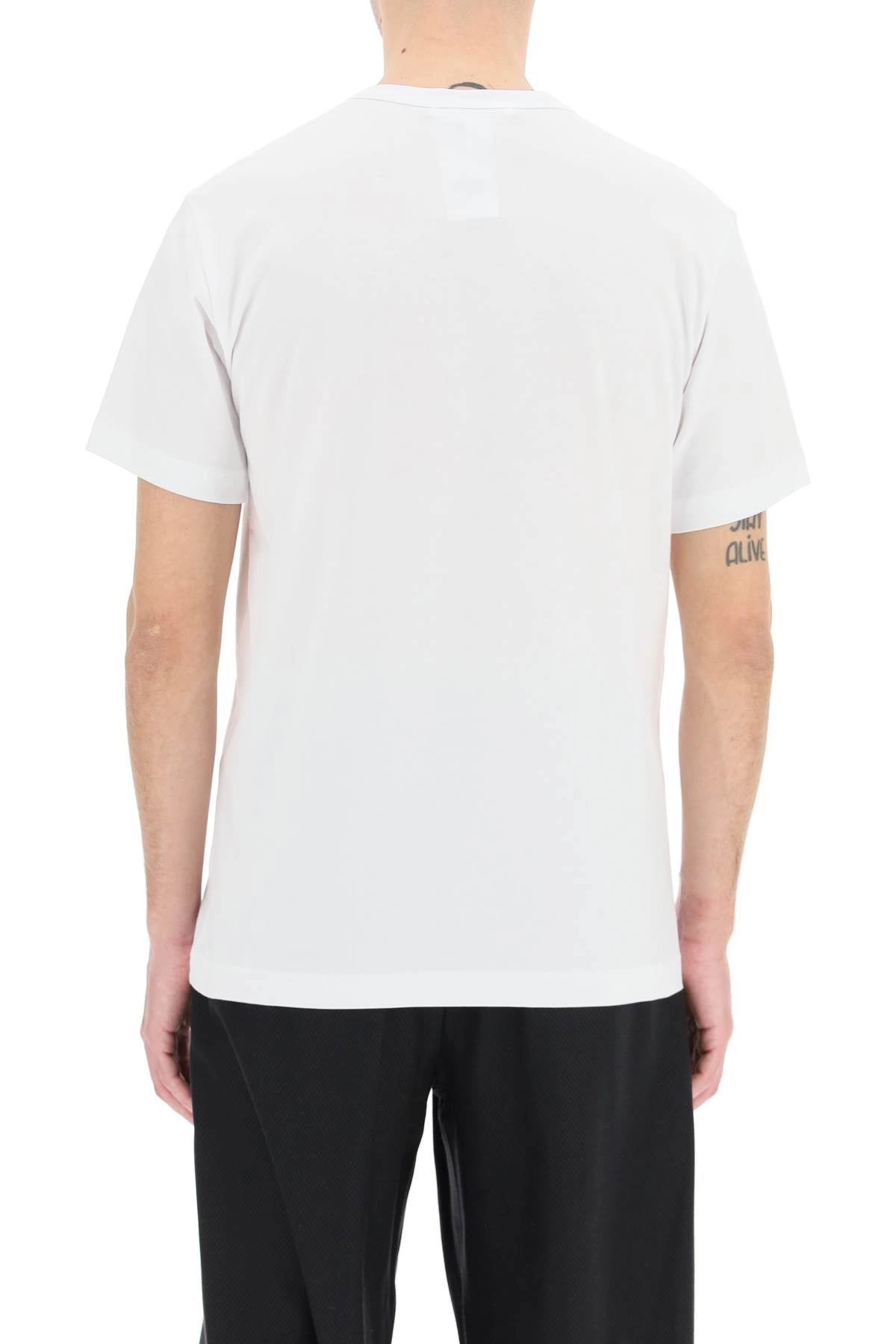 Comme des Garçons Shirt Graphic Printed Crewneck T-Shirt