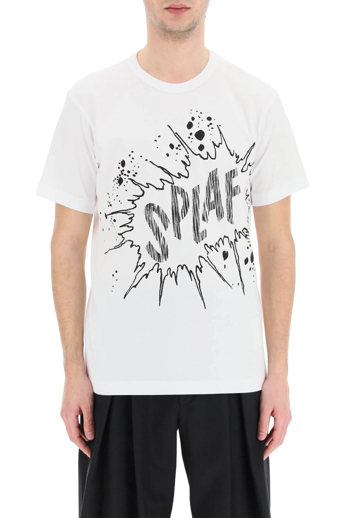 Comme des Garçons Shirt Graphic Printed Crewneck T-Shirt
