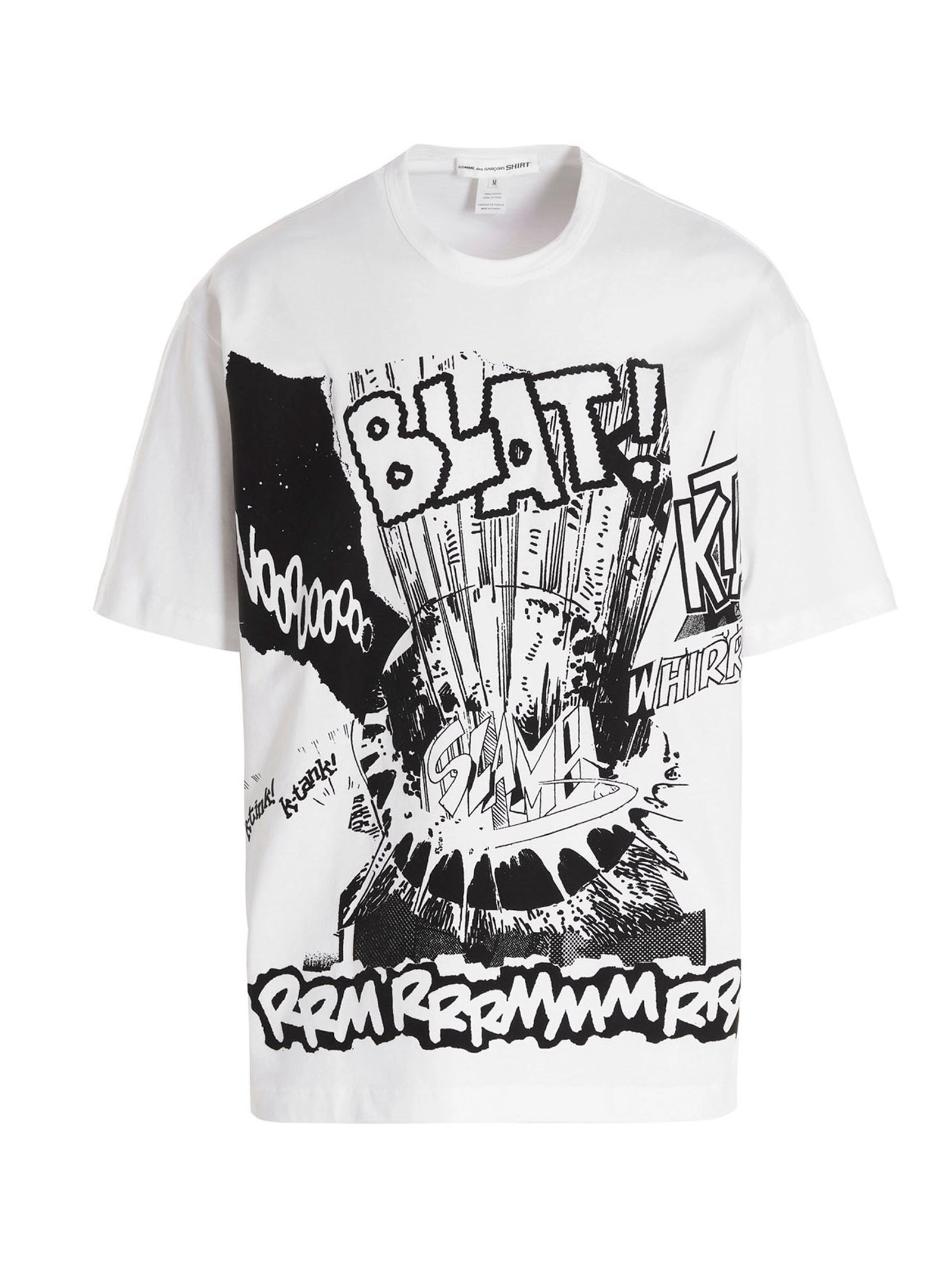 Comme des Garçons Shirt Graphic Printed Crewneck T-Shirt