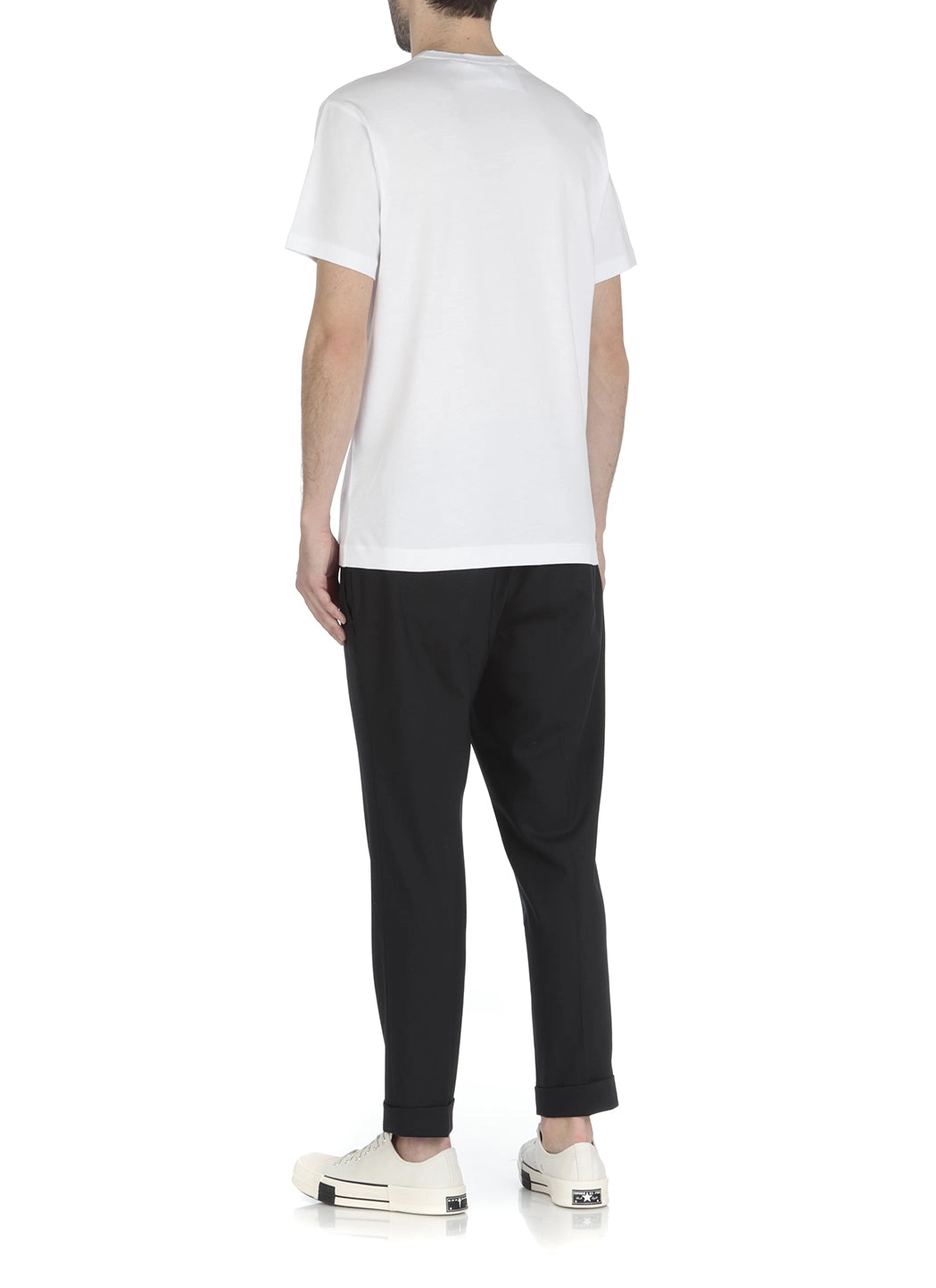 Comme des Garçons Shirt Graphic Printed Crewneck T-Shirt