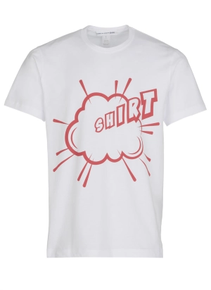 Comme des Garçons Shirt Graphic Printed Crewneck T-Shirt