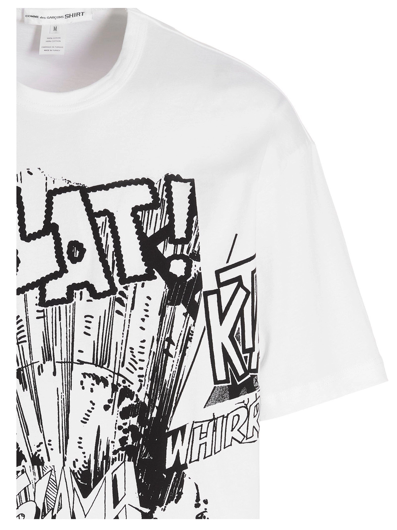 Comme des Garçons Shirt Graphic Printed Crewneck T-Shirt