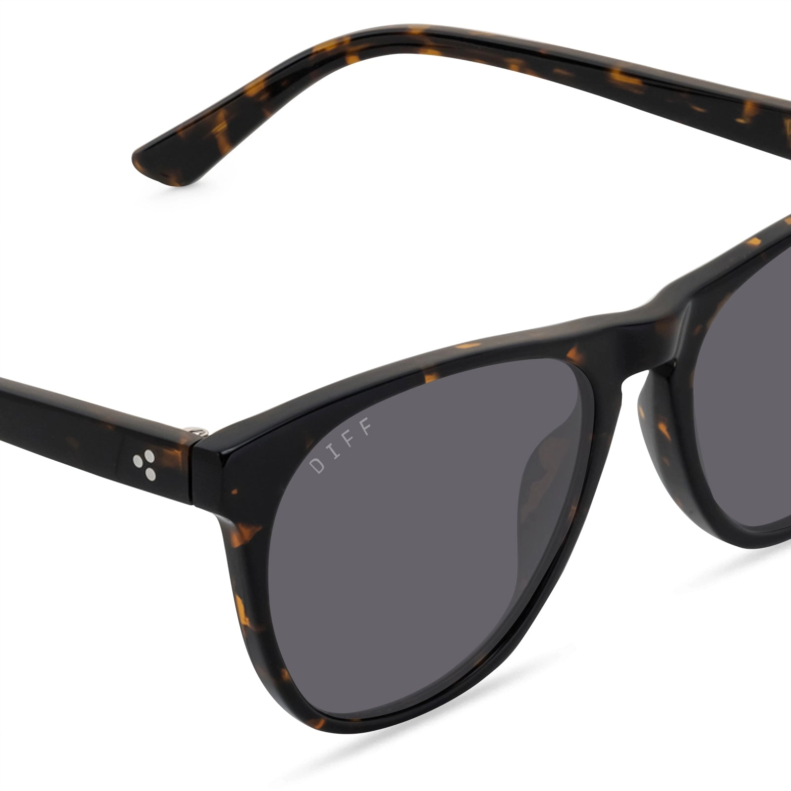 DARREN - SHADOW TORTOISE   GREY POLARIZED SUNGLASSES