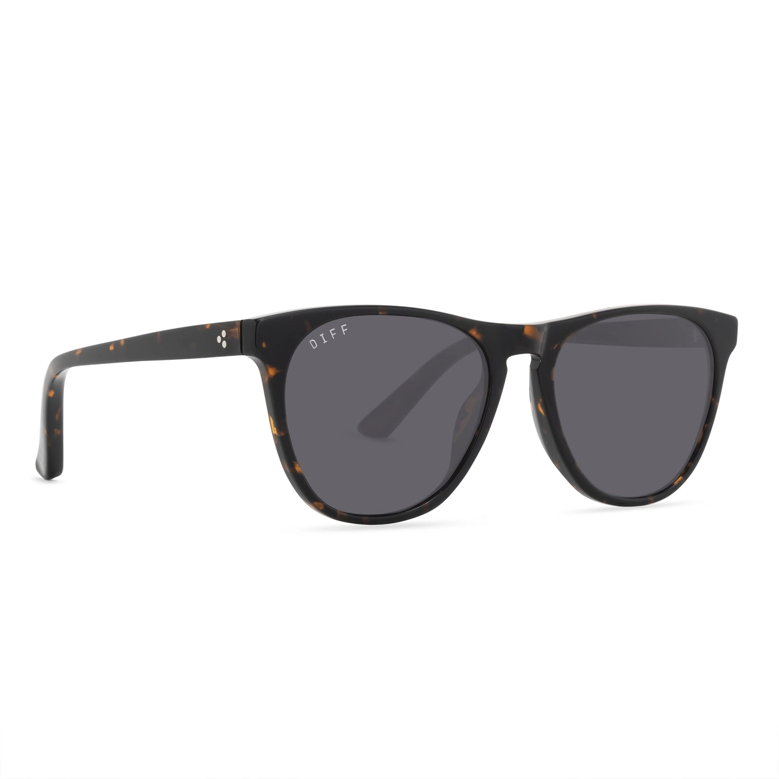 DARREN - SHADOW TORTOISE   GREY POLARIZED SUNGLASSES