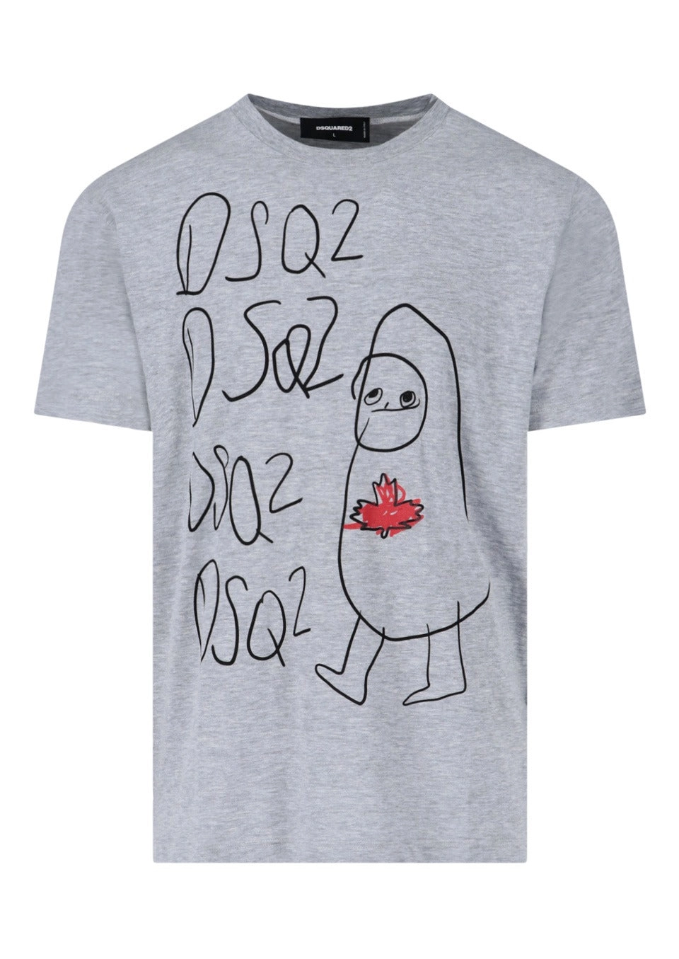 Dsquared2 Graphic Print Crewneck T-Shirt