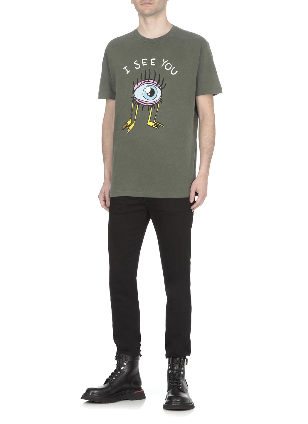 Dsquared2 Graphic Print Crewneck T-Shirt