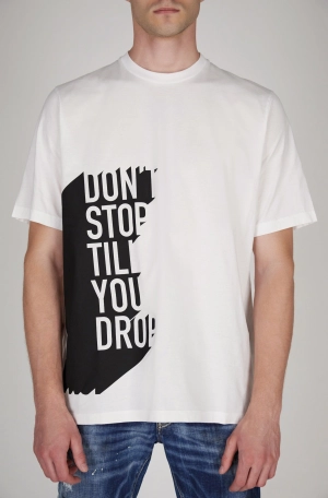 Dsquared2 Graphic-Print Round Neck T-Shirt