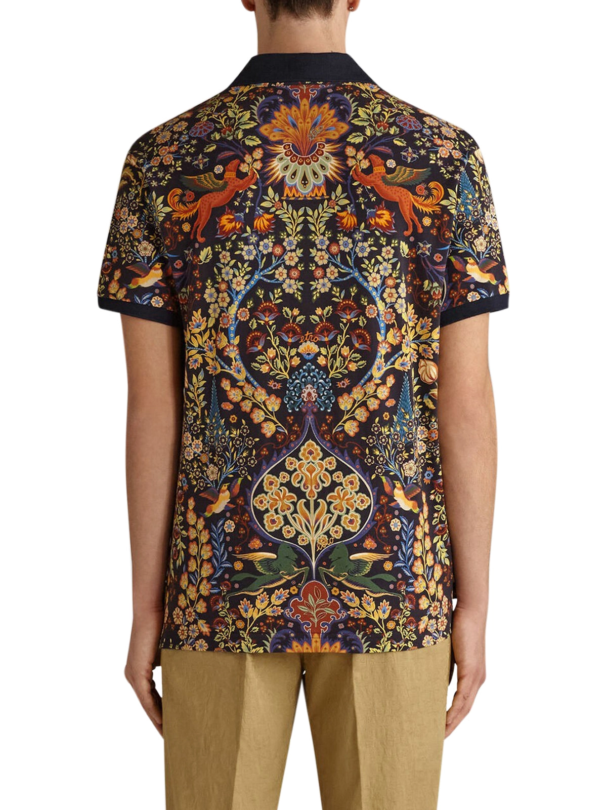 Etro Allover Graphic Print Polo Shirt