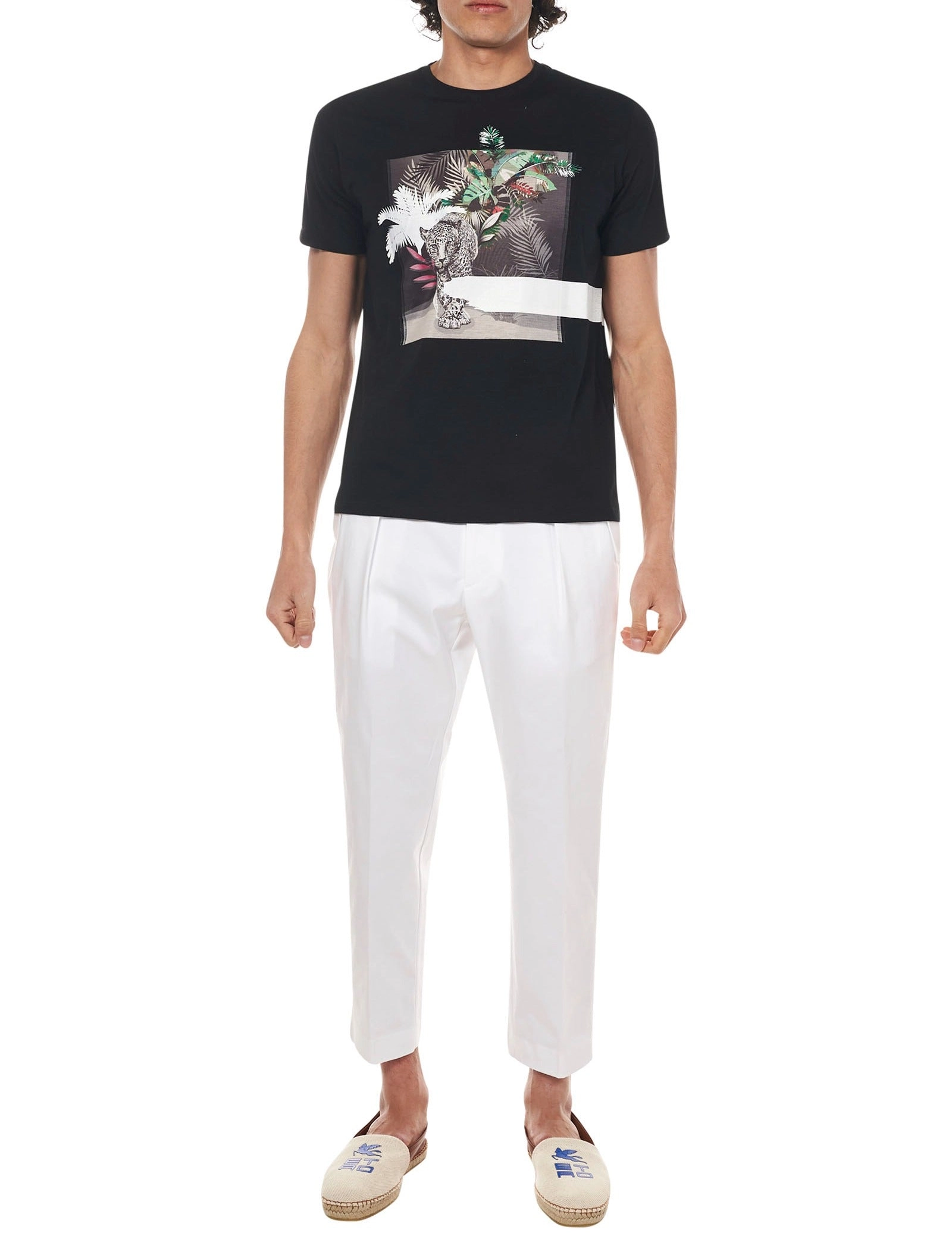 Etro Graphic Printed Crewneck T-Shirt