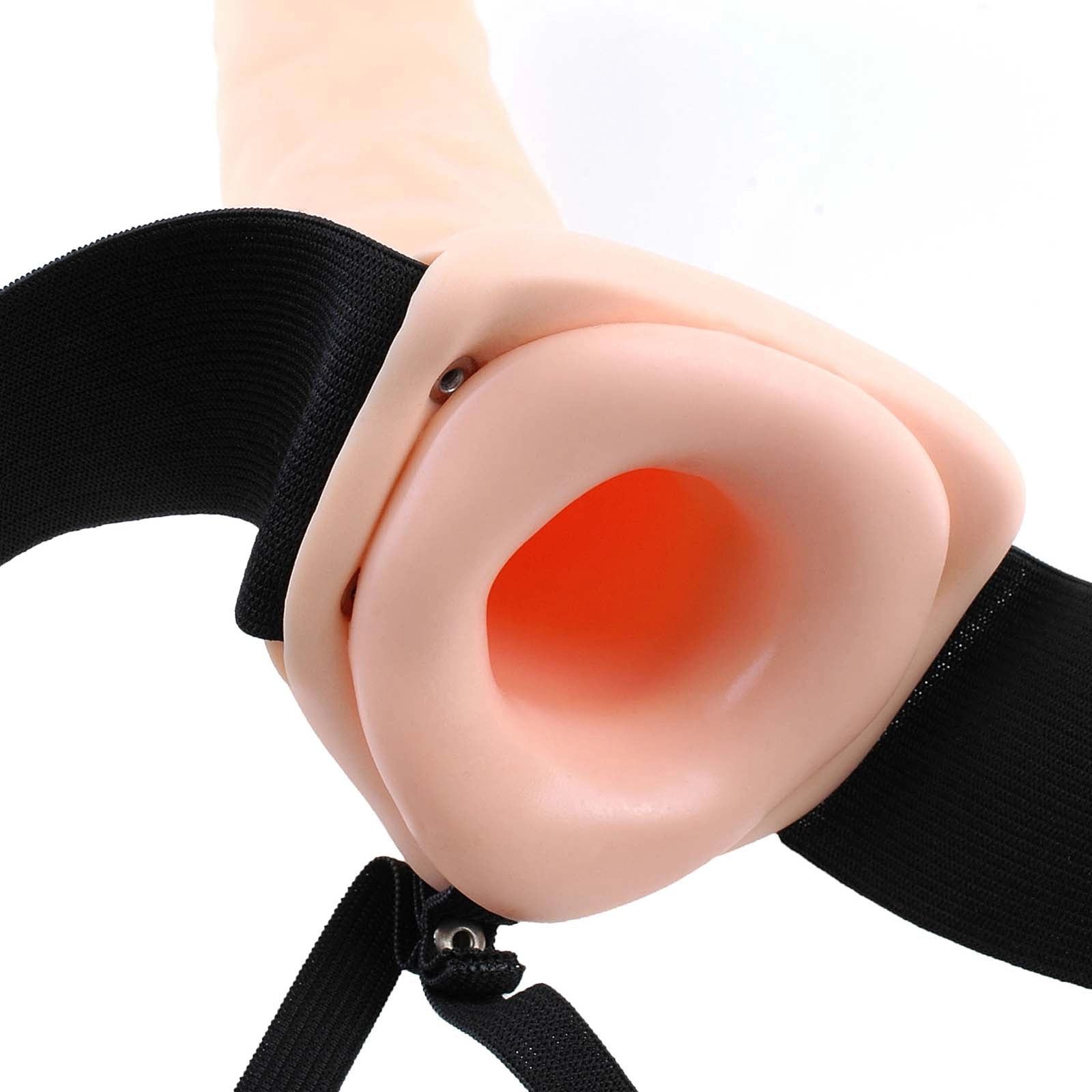Fetish Fantasy Series  8 Vibrating Hollow Strap-On