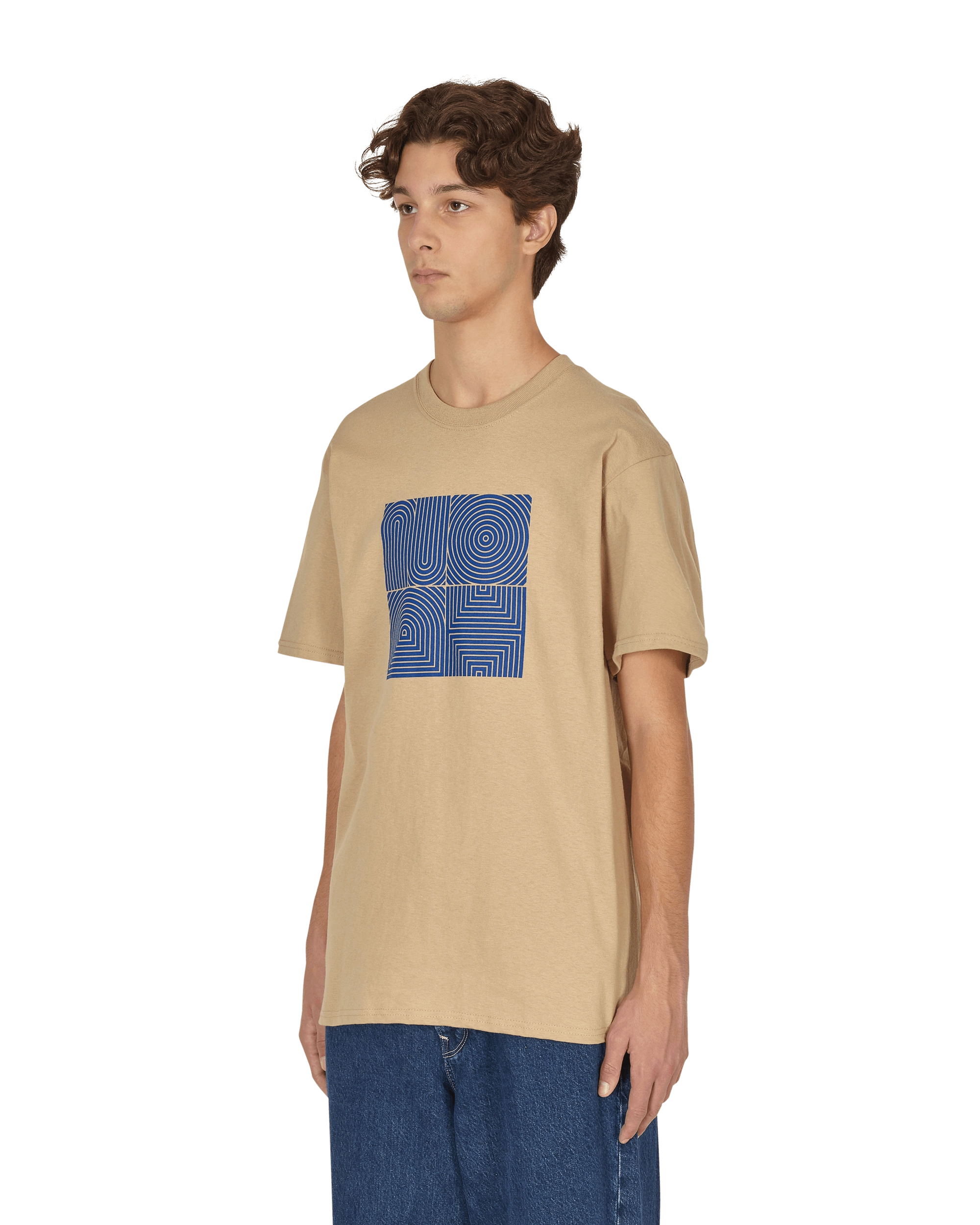 Fingerprint T-Shirt Brown