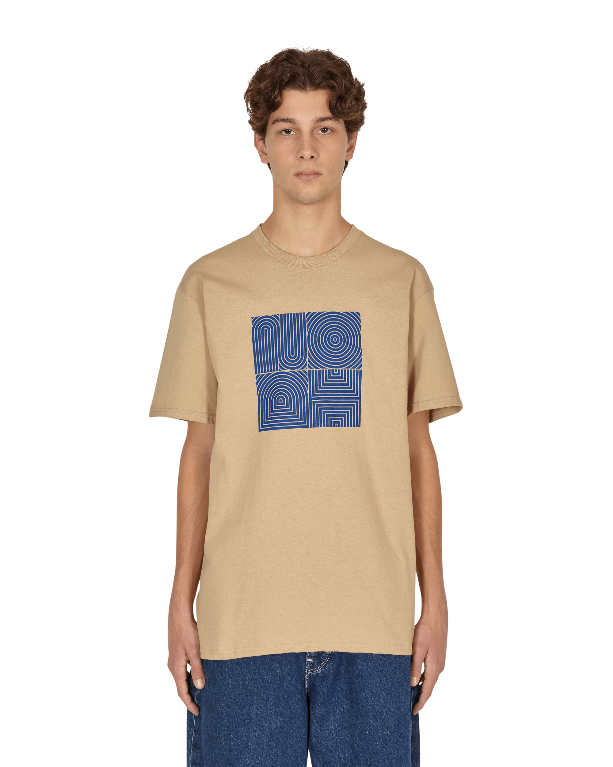 Fingerprint T-Shirt Brown