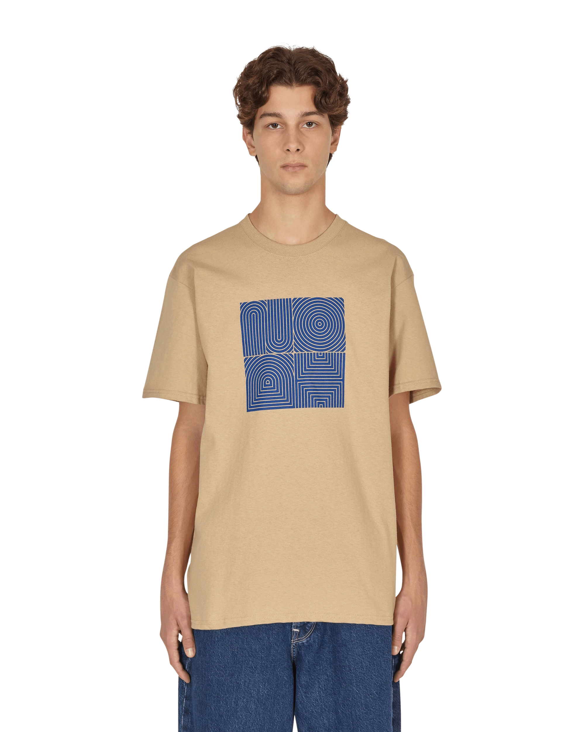 Fingerprint T-Shirt Brown