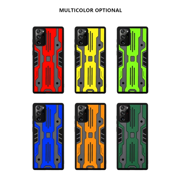 For Samsung Galaxy Note20 Armor Matte PC   TPU Shockproof Case(Dark